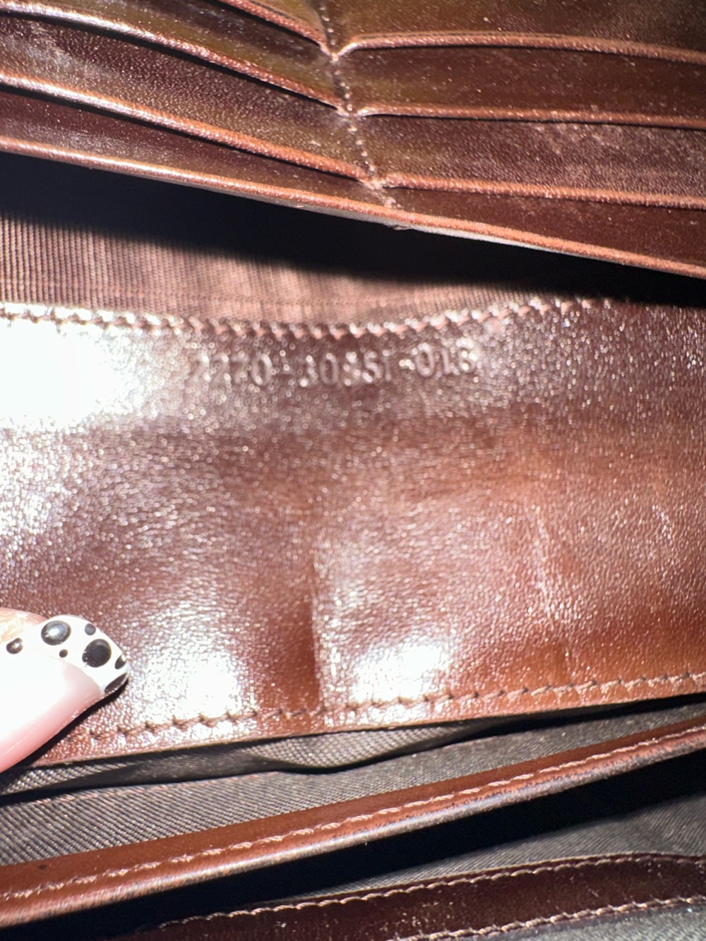 Authentic Fendi Zucca FF Long Wallet Brown Canvas Leather Vintage - Picture 8 of 12